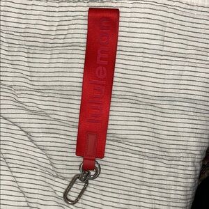 Lululemon Red Keychain